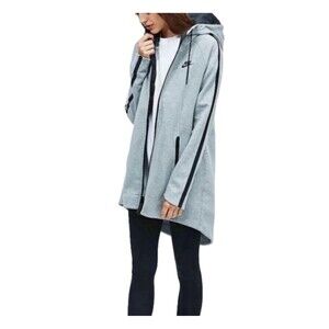 Nike Primaloft Tech Women's Gray Aeroloft Parka Down Filled Hoodie Jacket M